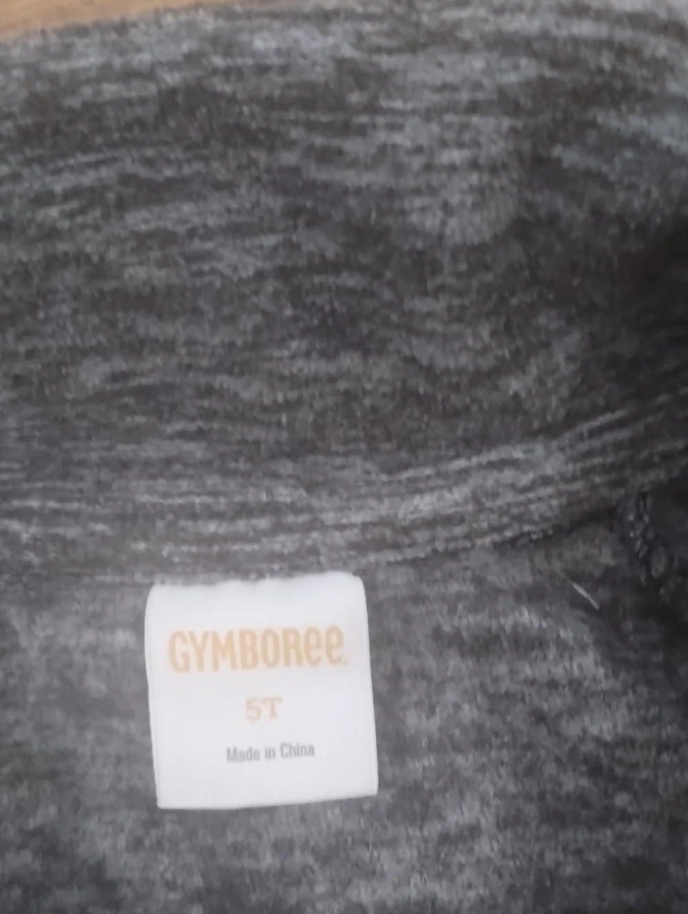 Gymboree Gray Heather Kids Half-Zip Top